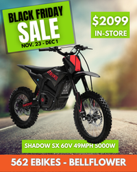 Strike Shadow SX - 49mph 60V E-Moto