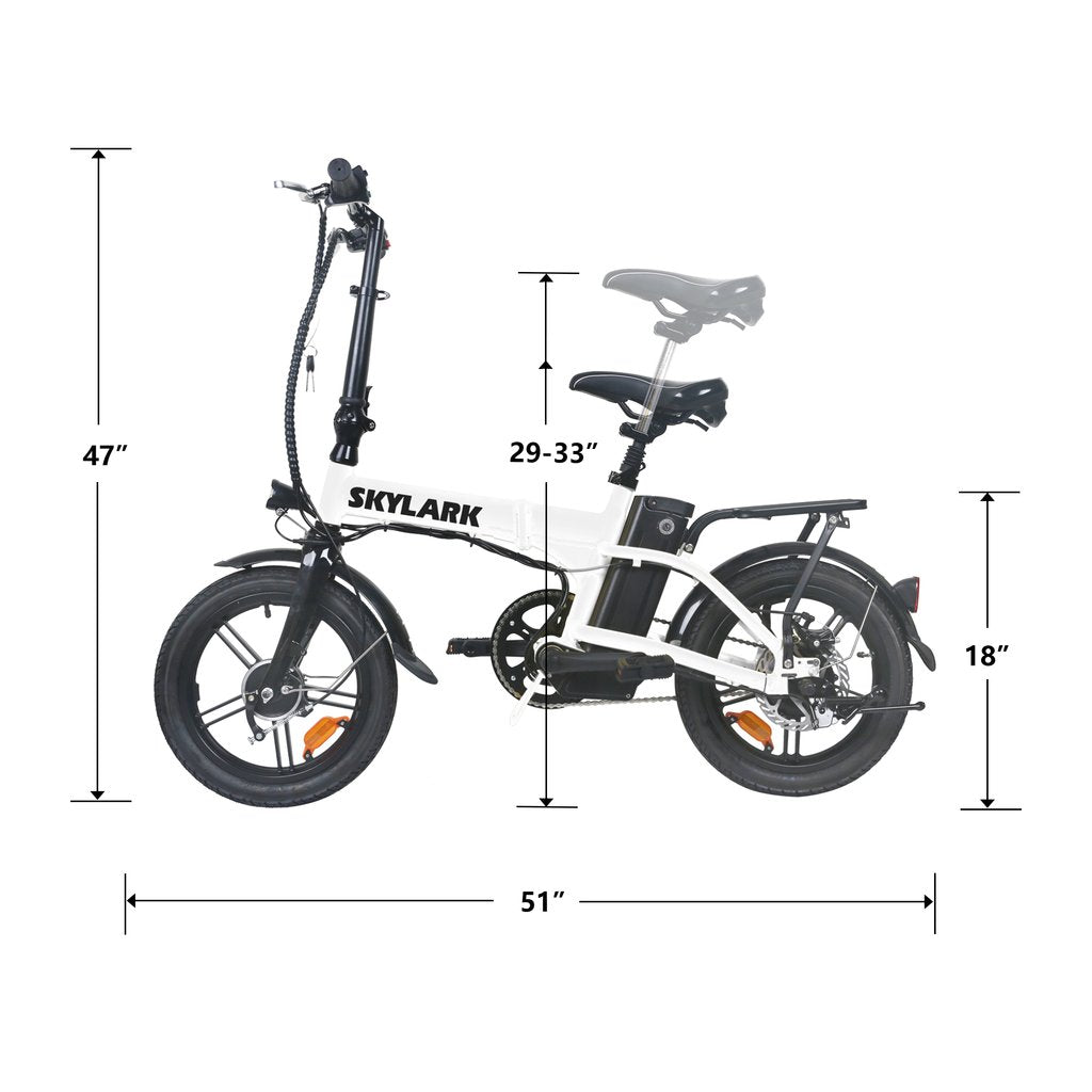 The Skylark by Nakto eBikes Ultra Compact Folding e Bike