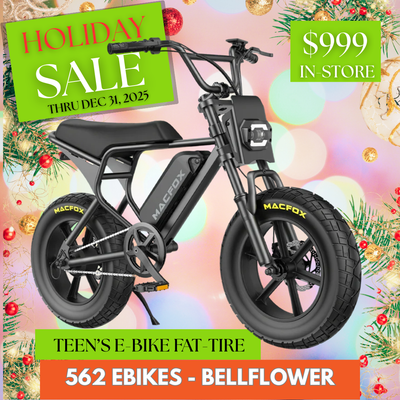 Macfox M16 Fat-Tire Youth Electric Bike - Teenagers' E-bike