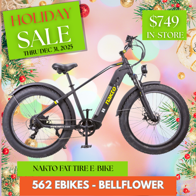 Nakto F6 - 750w Fat-Tire Electric Bike