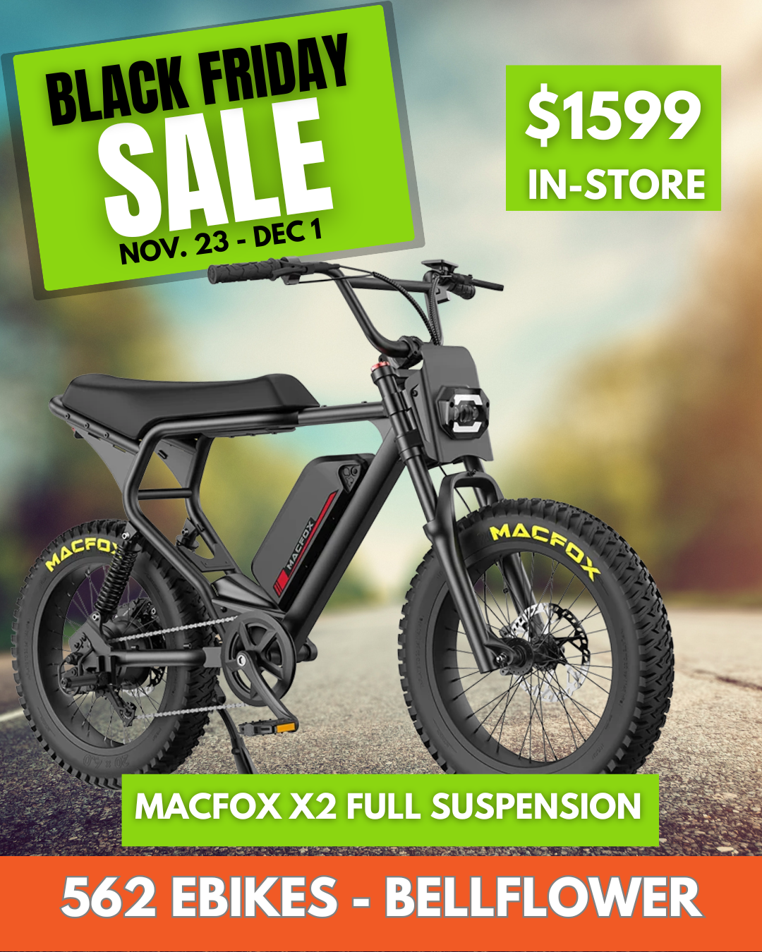 Macfox X2 Electric Mountain Bike