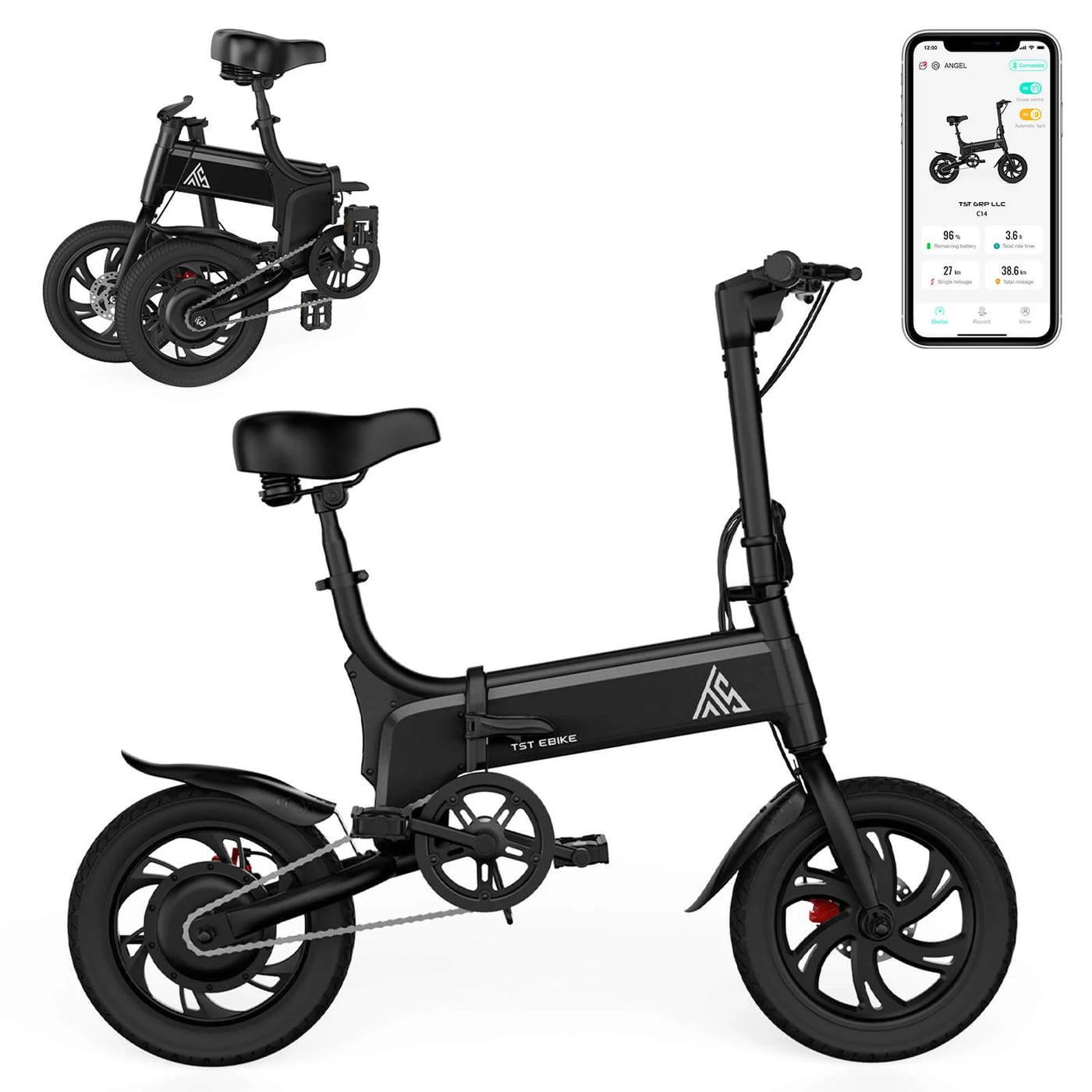 TST  14'' F4 Plus Folding Electric Bike