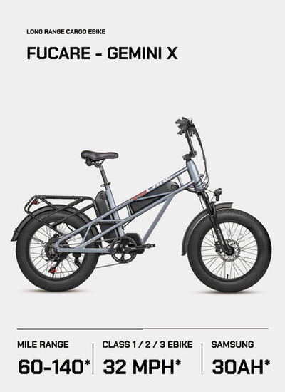 Fucare Gemini X Electric Moped-Style Bike