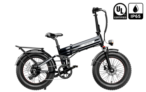 Hey Bike Mars 3.0 - 1000w Folding e-Moped Full Suspension