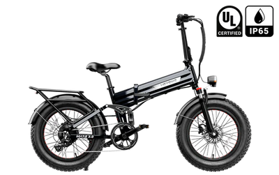 Hey Bike Mars 3.0 - 1000w Folding e-Moped Full Suspension