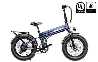 Hey Bike Mars 3.0 - 1000w Folding e-Moped Full Suspension