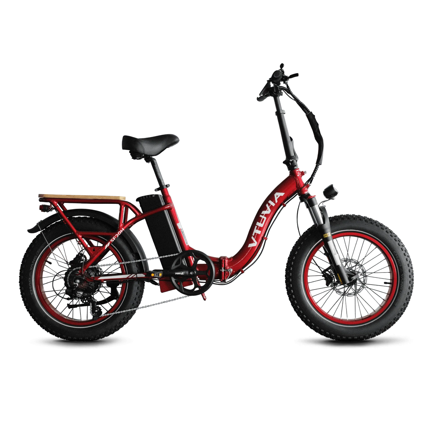 VTUVIA SF20H Step-Thru Folding Fat Tire E-Bike