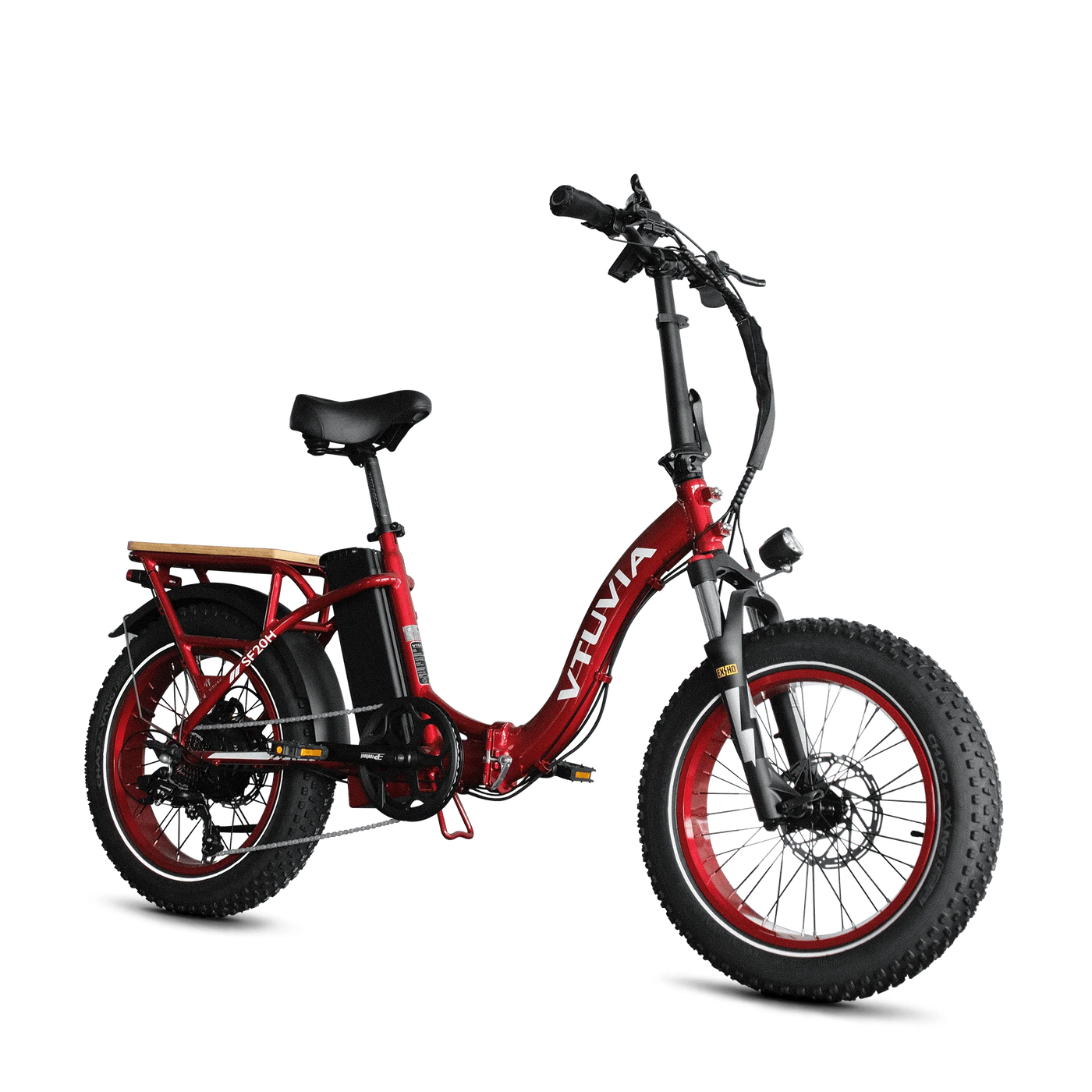 VTUVIA SF20H Step-Thru Folding Fat Tire E-Bike