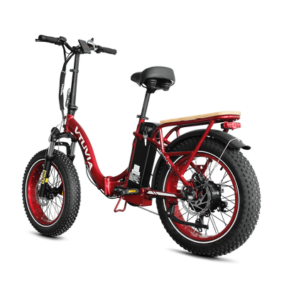 VTUVIA SF20H Step-Thru Folding Fat Tire E-Bike