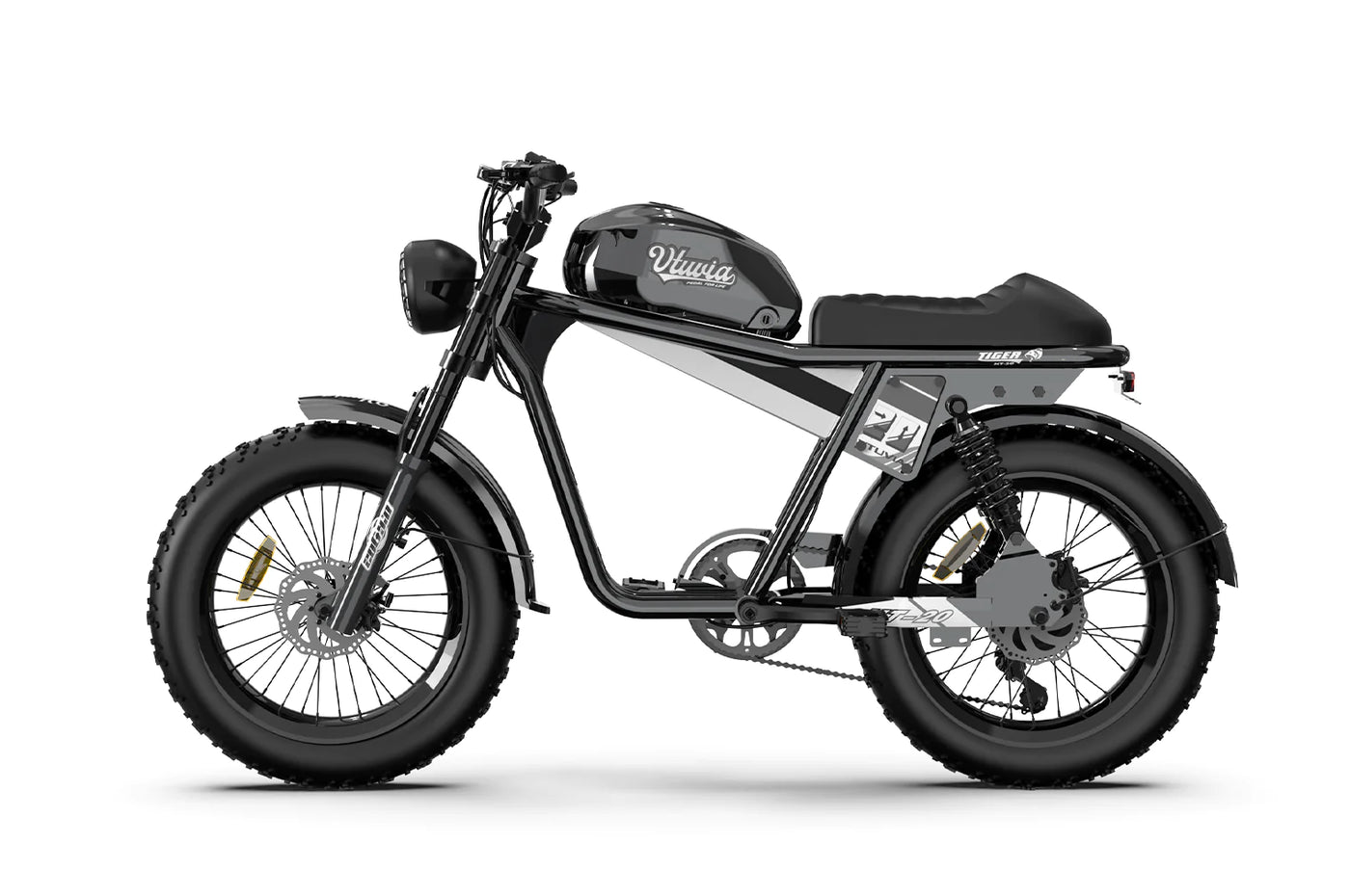 New Vtuvia Tiger - Super Cool Retro '73 Mini Motorcycle