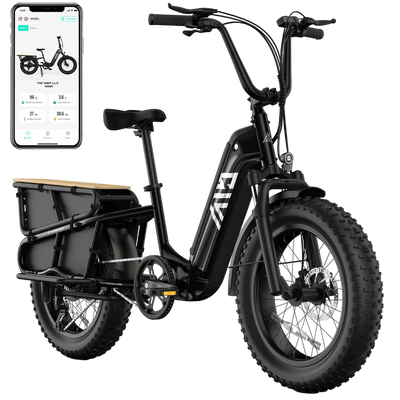 TST Carrier / Passenger E-Bike - 20'' Cargo Electric Bicycle