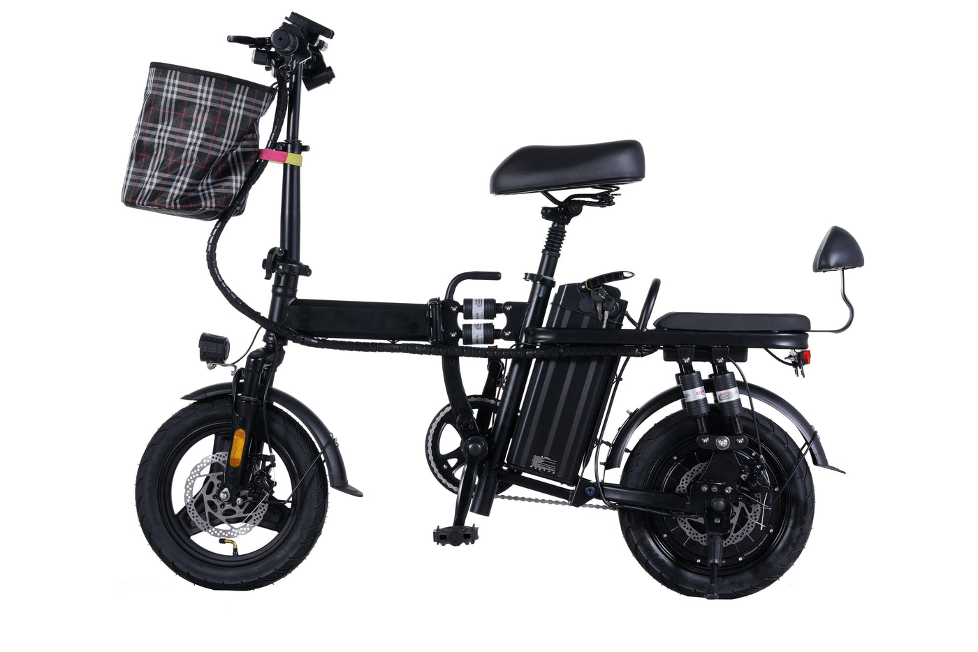 2-Seater Mini Folding E-Bike