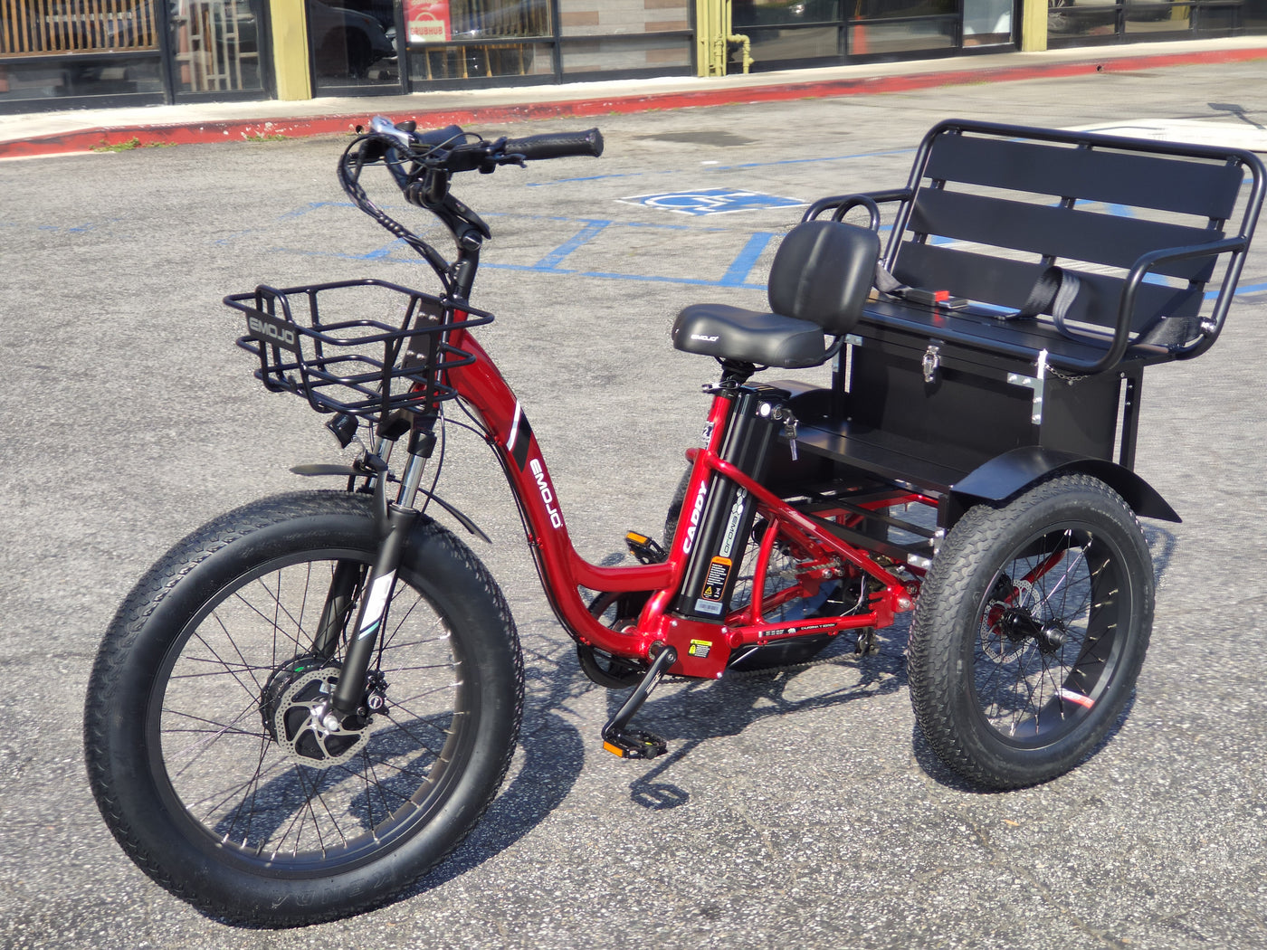 Emojo Caddy Pro e-Trike | Adult Electric Tricycle