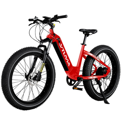 VTUVIA Reindeer 26 Inch Step-Thru Fat Tire E-Bike