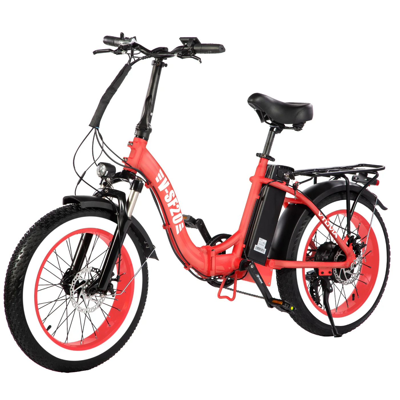 VTUVIA SF20 Step Thru Folding Fat Tire E Bike 562 Ebikes