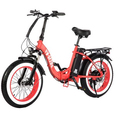 VTUVIA SF20 Step-Thru Folding Fat Tire E-Bike