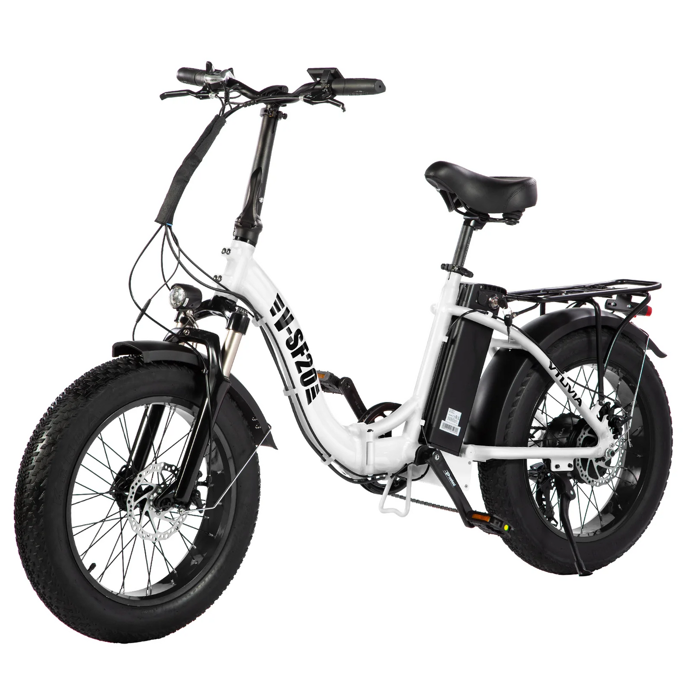 VTUVIA SF20 Step Thru Folding Fat Tire E Bike 562 Ebikes